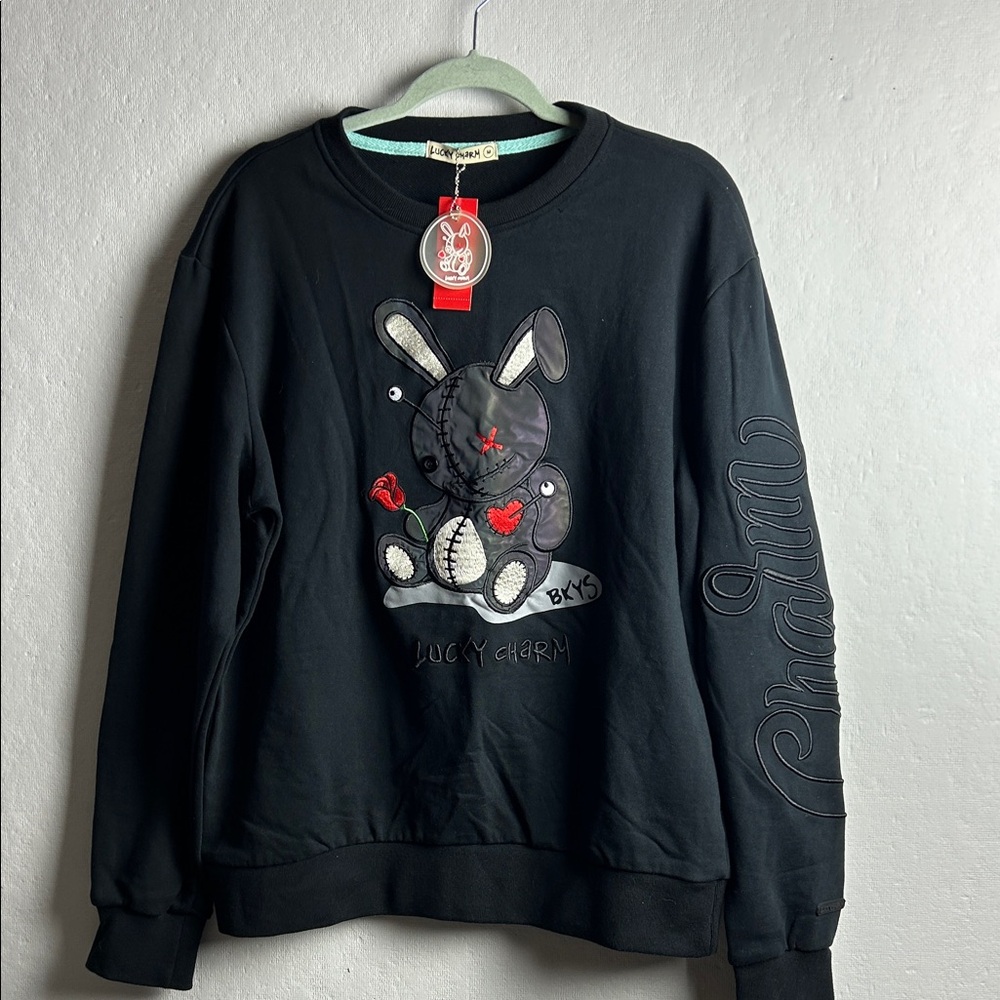 BKYS Lucky Charm Black Sweater